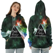 Ziphoodie Dark Side Of Moon Galaxy Green Pf Tn186 Hoodie 3d - OtherBrick