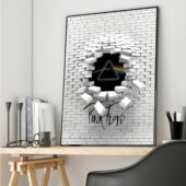 Brick In The Wall Pink Floyd Canvas Vertical3theate - OtherBrick