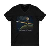 Every Year Is Getting Shorter Breathe In The Air Lyric Pink Floyd Front Vneck Black - OtherBrick