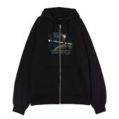 Every Year Is Getting Shorter Breathe In The Air Lyric Pink Floyd Front Ziphoodie Black - OtherBrick