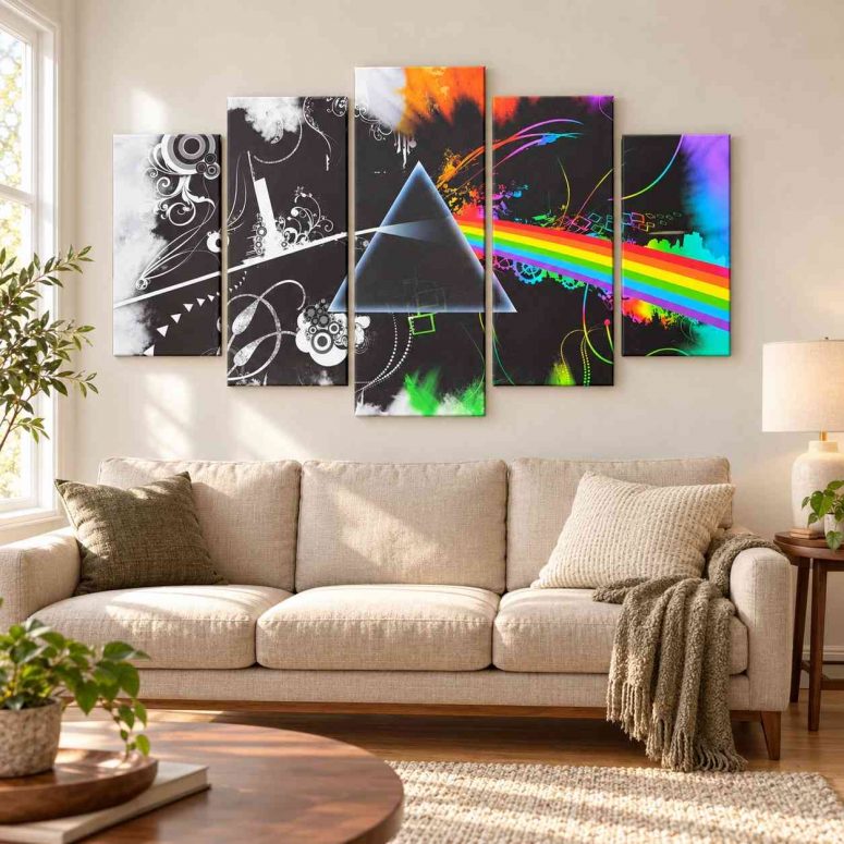 Pink Floyd Canvas - Universe Wall Art