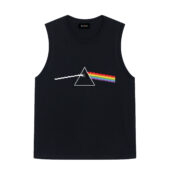 Pink Floyd Dark Side Of Moon Pixel Front Tank Black - OtherBrick