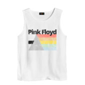 Pink Floyd Prism Front Tank White - OtherBrick
