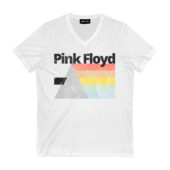 Pink Floyd Prism Front Vneck White - OtherBrick