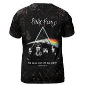 Shirt Back Tour 1973 Lf Inspired Acid Wash – Pink Floyd Dark Side Of The Moon Full Print Shirt - OtherBrick