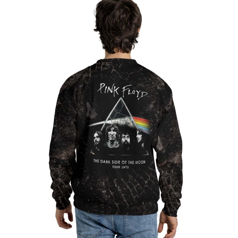 Tour 1973 LF inspired Acid Wash - Pink Floyd Dark Side of the Moon Full Print Shirt Tour 1973 LF inspired Acid Wash - Pink Floyd Dark Side of the Moon Full Print Shirt