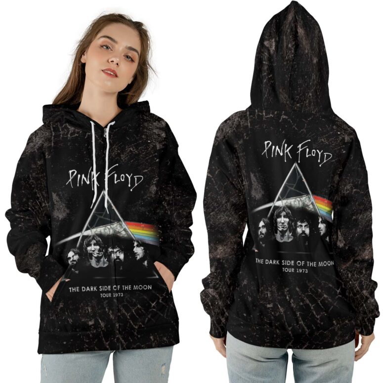 Tour 1973 LF inspired Acid Wash - Pink Floyd Dark Side of the Moon Full Print Shirt Tour 1973 LF inspired Acid Wash - Pink Floyd Dark Side of the Moon Full Print Shirt