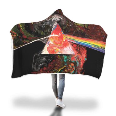 Liquid Dark Side Of The Moon Pink Floyd Hooded Blanket Liquid Dark Side Of The Moon Pink Floyd Hooded Blanket