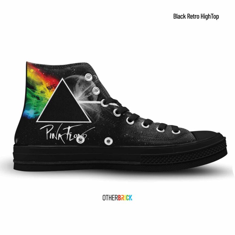 Dark side of The Moon Universe - Pink Floyd Canvas Shoes