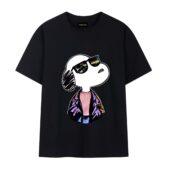 Joe Cool I’m In Pink Floyd Style Snoopy Front Tshirt Black - OtherBrick