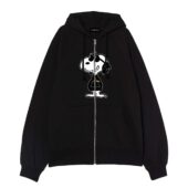 Joe Cool Pink Floyd Is Cool Snoopy Music Front Ziphoodie Black - OtherBrick