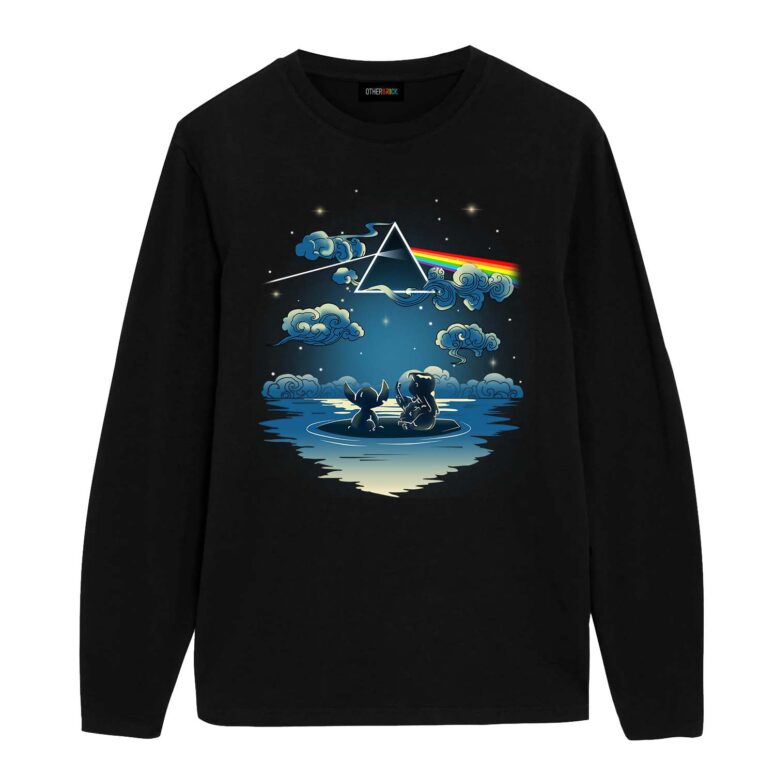 Lilo And Stitch Starry Sky Pink Floyd Shirt