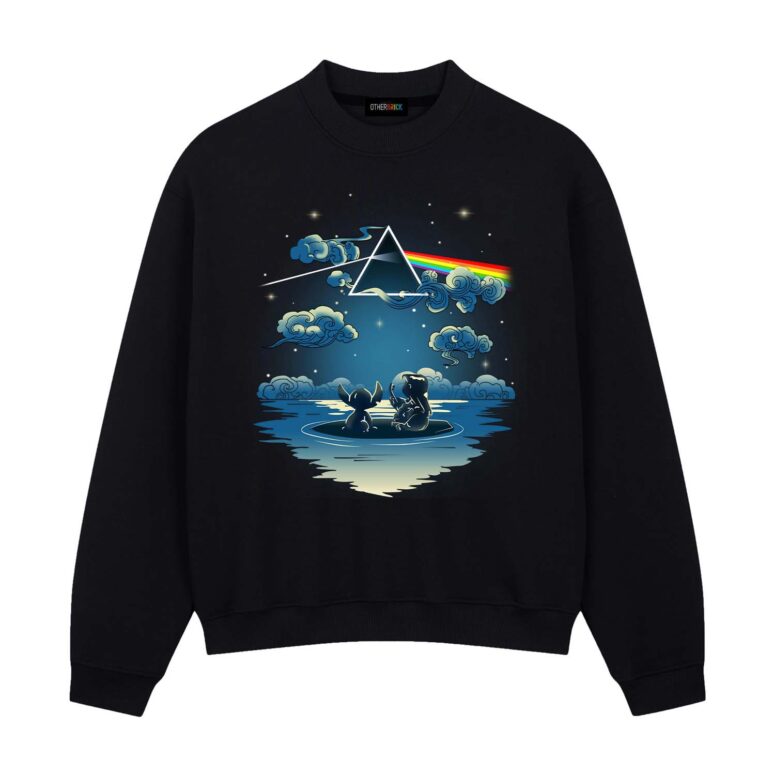 Lilo And Stitch Starry Sky Pink Floyd Shirt