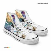 Division Bell X Dark Side Of The Moon White Retro Hightop - OtherBrick
