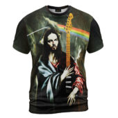 Shirt Front The Prophecy Of Prog, David Gilmour Jesus Tshirt Sweatshirt Hoodie Pf Tn240 Hoodie 3d (1) - OtherBrick