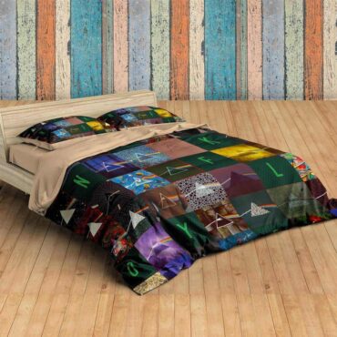 DSOTM Black Pink Floyd Bedding Set