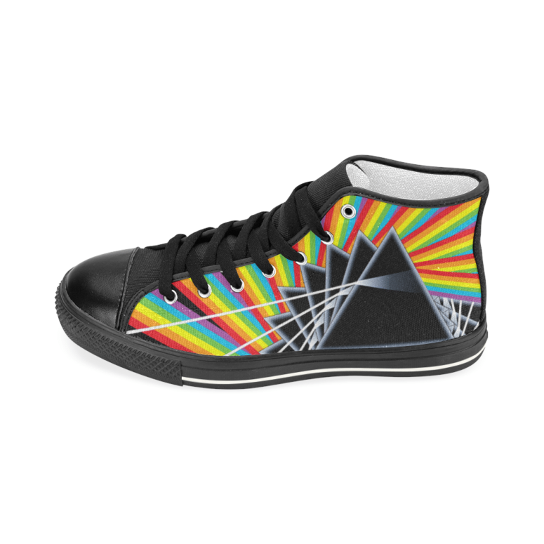You've Got To Be Crazy Rainbow - Pink Floyd Canvas Shoes You've Got To Be Crazy Rainbow - Pink Floyd Canvas Shoes
