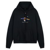Dsotm Universe Pink Floyd Front Hoodie Black - OtherBrick