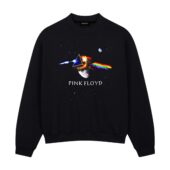Dsotm Universe Pink Floyd Front Sweatshirt Black - OtherBrick