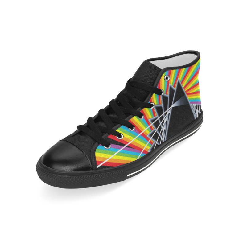 You've Got To Be Crazy Rainbow - Pink Floyd Canvas Shoes You've Got To Be Crazy Rainbow - Pink Floyd Canvas Shoes