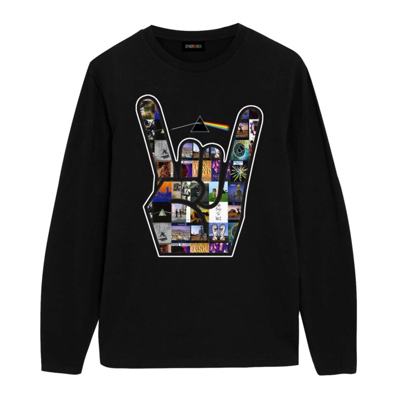 Pink Floyd Rock On Devil Horns Hand Gesture DSOTM Shirt