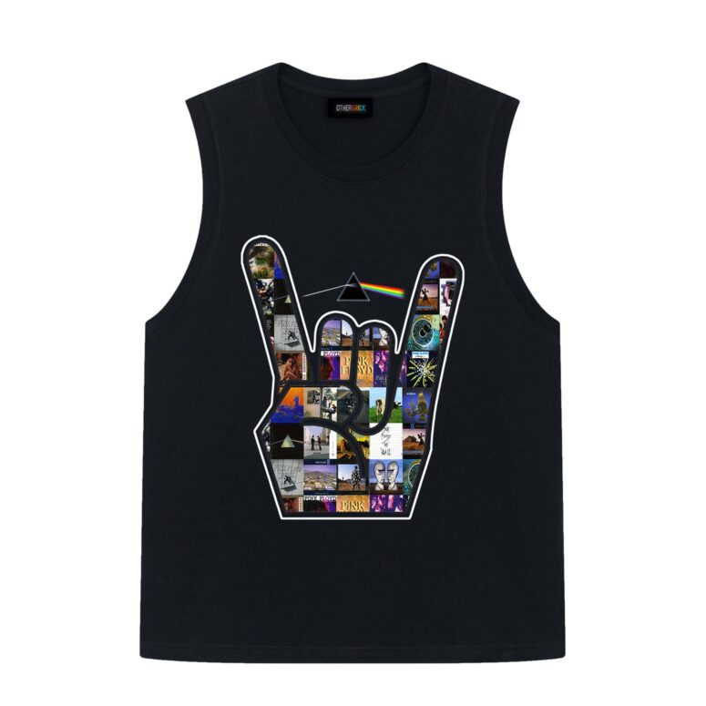 Pink Floyd Rock On Devil Horns Hand Gesture DSOTM Shirt