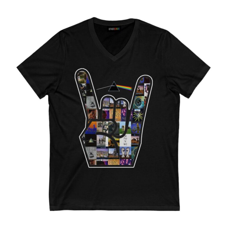 Pink Floyd Rock On Devil Horns Hand Gesture DSOTM Shirt