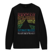 The Great Gig In The Sky Time Dsotm Front Longsleeve Black - OtherBrick