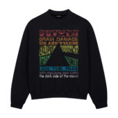 The Great Gig In The Sky Time Dsotm Front Sweatshirt Black - OtherBrick