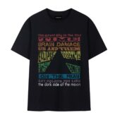 The Great Gig In The Sky Time Dsotm Front Tshirt Black - OtherBrick