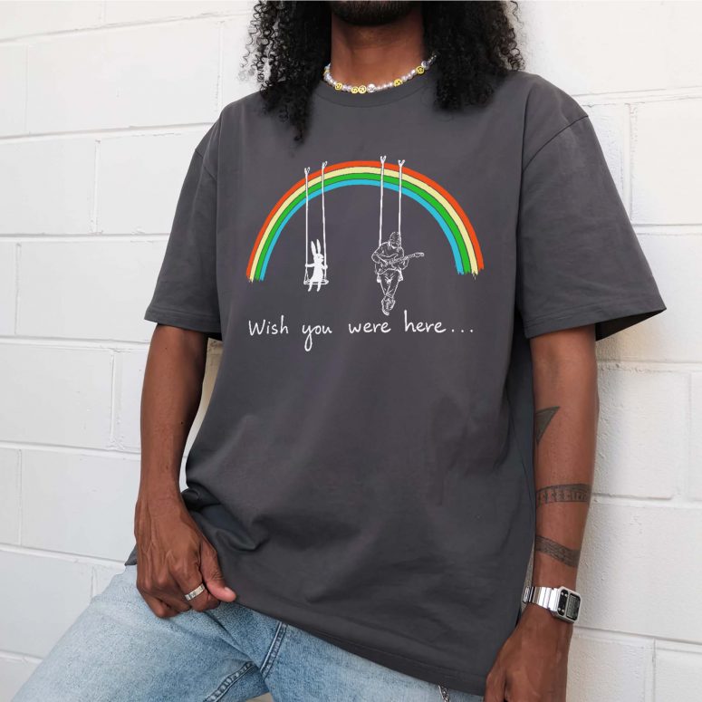 Wish you were here rainbow Pink Floyd Shirt