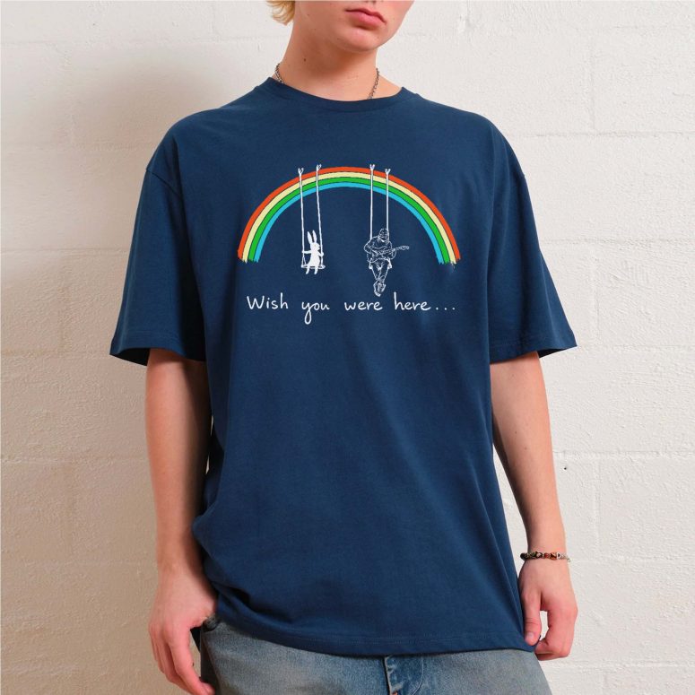 Wish you were here rainbow Pink Floyd Shirt