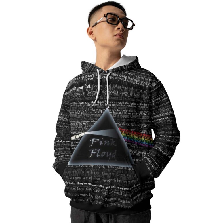Pink Floyd Lyrics Album Song Collage Prism DSOTM Shirt Pink Floyd Lyrics Album Song Collage Prism DSOTM Shirt
