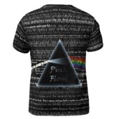 Shirt Back Pink Floyd Lyric Collage Prism Vintage Shirt - OtherBrick
