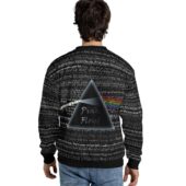Sweater Back Pink Floyd Lyric Collage Prism Vintage - OtherBrick