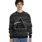 Sweater Front Pink Floyd Lyric Collage Prism Vintage  - OtherBrick