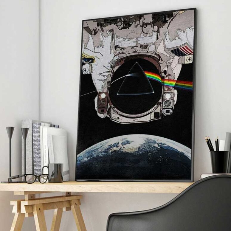 DSOTM Astronaut Pink Floyd Canvas DSOTM Astronaut Pink Floyd Canvas