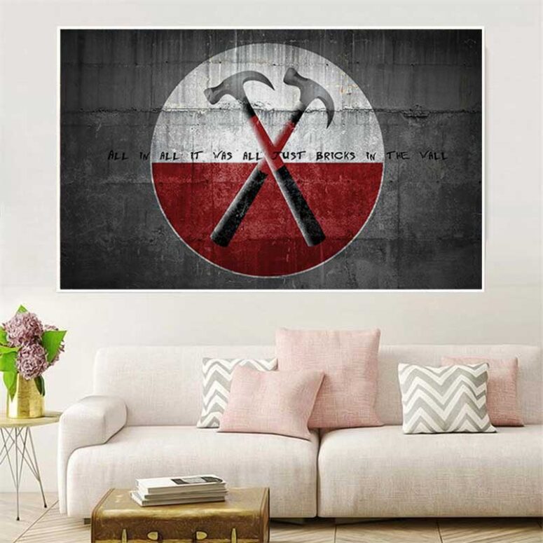 Pink Floyd - All in all it was all just bricks in the wall Canvas