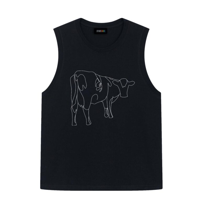 Atom Heart Mother Cow Line Art Pink Floyd Shirt