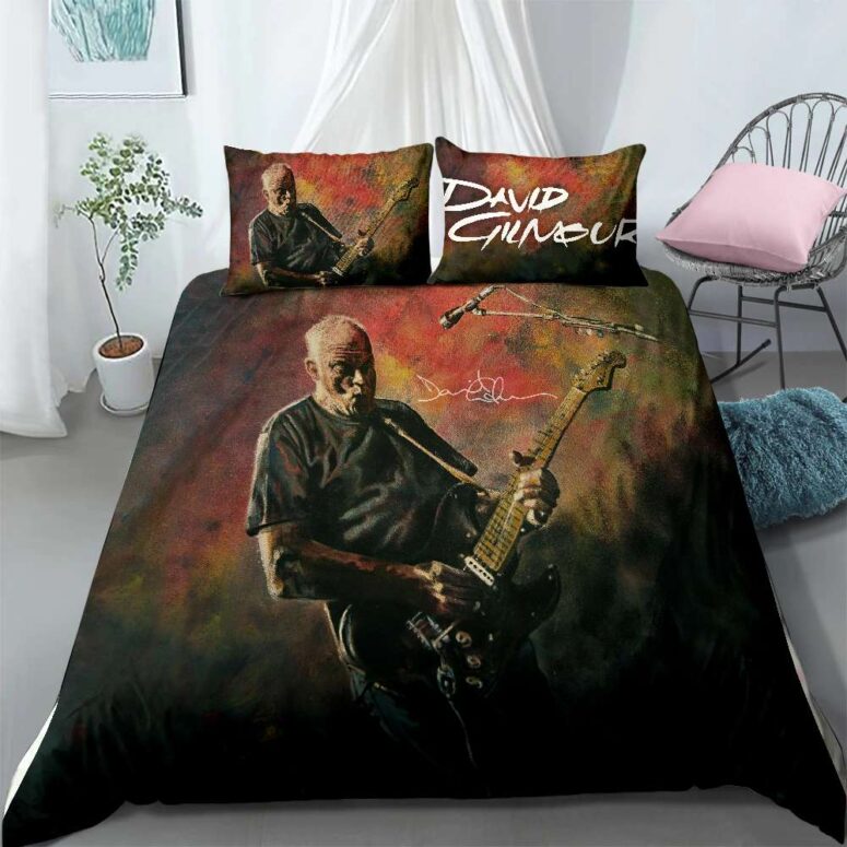 David Gilmour Pink Floyd Bedding Set David Gilmour Pink Floyd Bedding Set