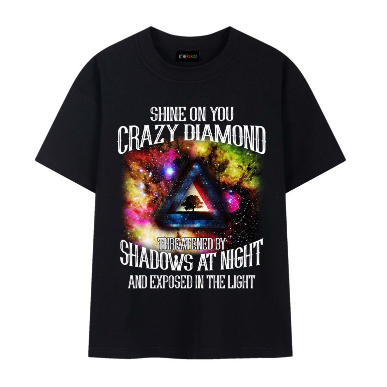 Shine On You Crazy Diamond Shadows At Night Pink Floyd Shirt