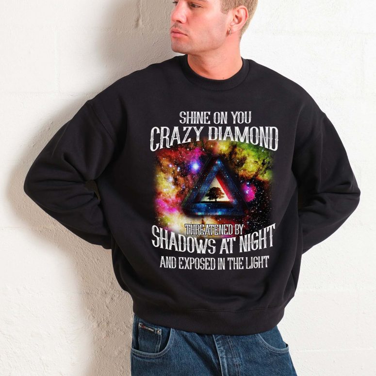 Shine On You Crazy Diamond Shadows At Night Pink Floyd Shirt