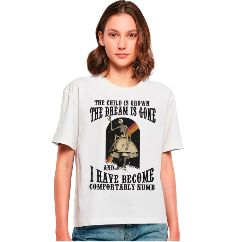 The child is grown Comfortably Numb Pink Floyd Shirt