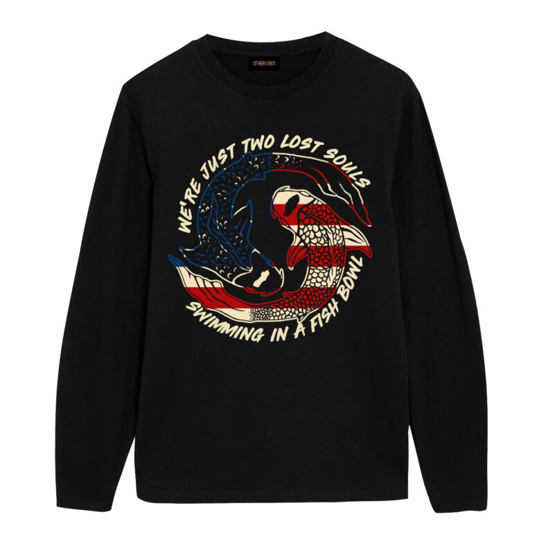 We're just two lost Souls July 4th WYWH Lyric Pink Floyd Shirt We're just two lost Souls July 4th WYWH Lyric Pink Floyd Shirt