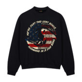 Were Just Two Lost Souls July 4th Front Sweatshirt Black - OtherBrick