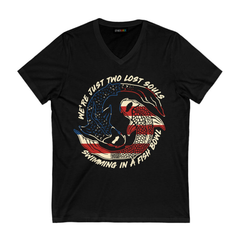We're just two lost Souls July 4th WYWH Lyric Pink Floyd Shirt We're just two lost Souls July 4th WYWH Lyric Pink Floyd Shirt