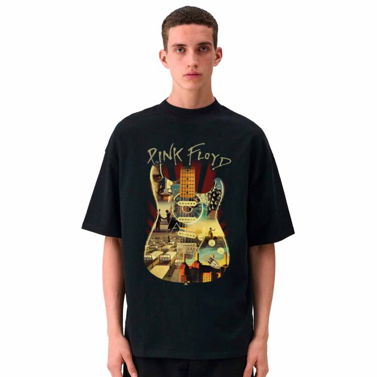 Pink Floyd And Guitar List Albums Art Shirt