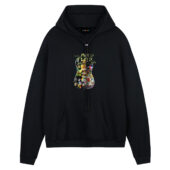 Pink Floyd Guitar Art Sign Front Hoodie Black - OtherBrick