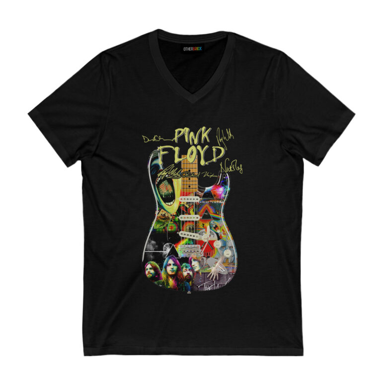 Pink Floyd Guitar Art Sign Shirt Pink Floyd Guitar Art Sign Shirt