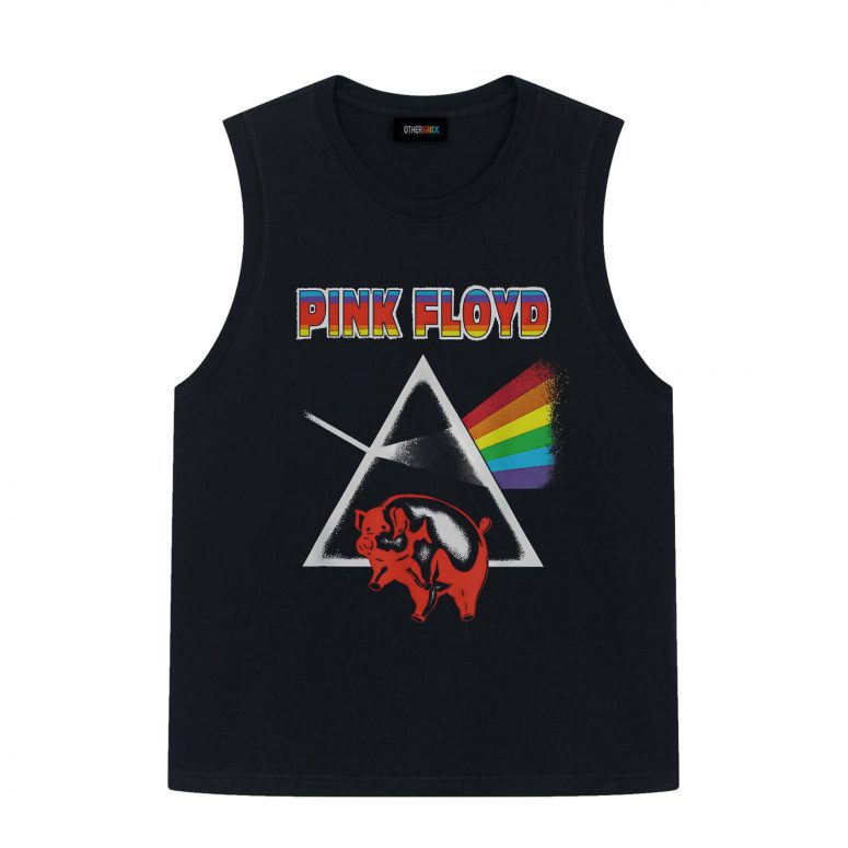 Retro Dark Side of the Moon Pig Animals Pink Floyd  Shirt